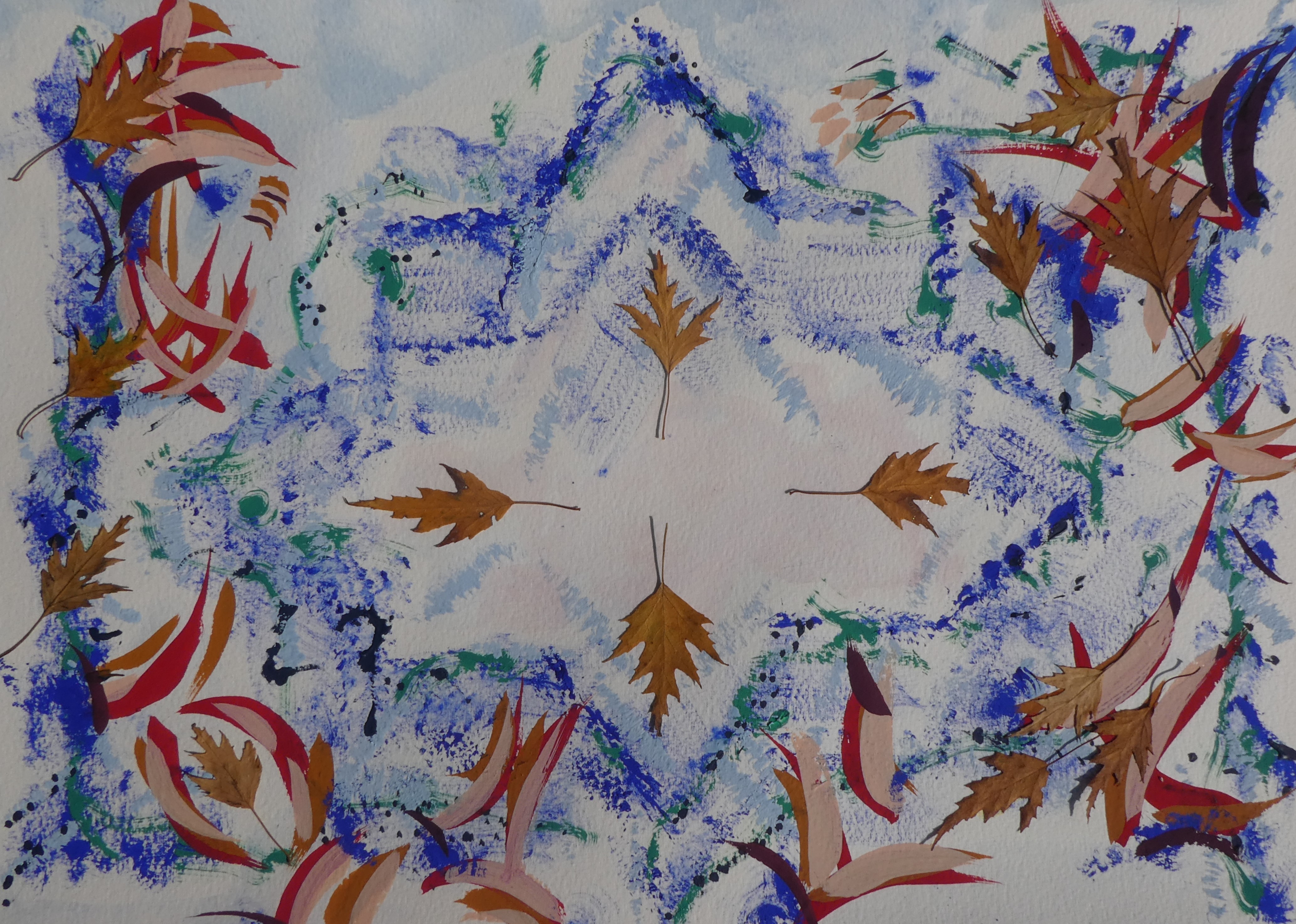 Small leaves and painting II